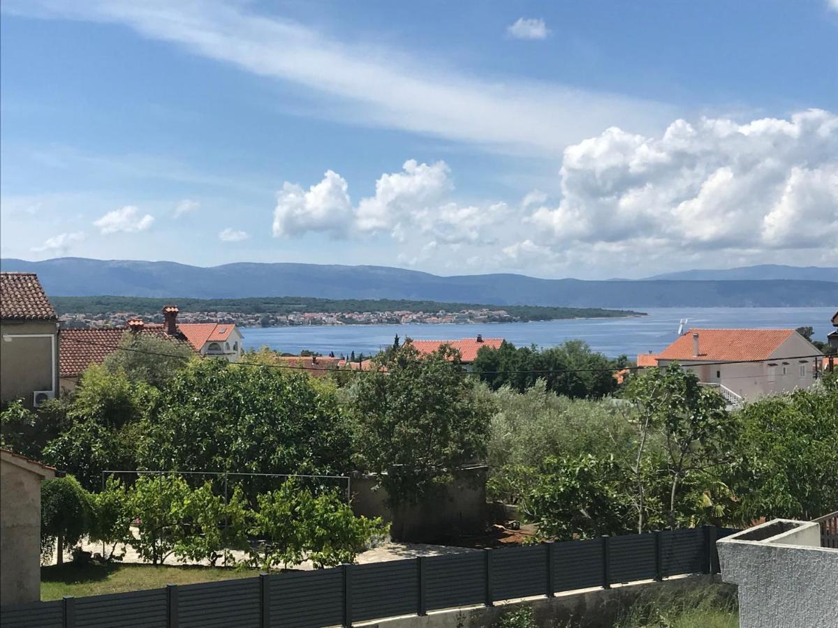 Lovely Sea View House In Malinska Island Krk Kültér fotó