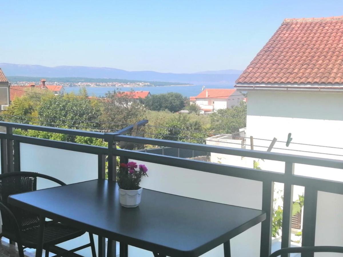 Lovely Sea View House In Malinska Island Krk Kültér fotó